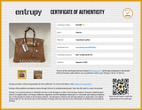 Hermes Birkin 35 Brown Courneval Gold Hardware Handbag Vc0126srzxmia Entrupy Certificate