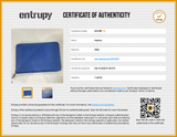 Hermes Azap Bleu Paradis Blue Swift Leather Zippy Wallet Clutch Do0326crxde Entrupy Certificate