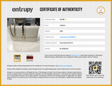 Valentino Garavani Rockstud Glam Lock Croc Embossed Leather Bag Eb0326lrxzde Entrupy Certificate