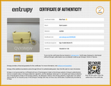 Yves Saint Laurent Yellow Calfskin Carre Shoulder Bag Eb1225wrxsa Entrupy Certificate