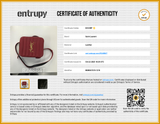 Ysl Saint Laurent Red Leather Vicky Belt Bag Sd0326orzdu Entrupy Certificate