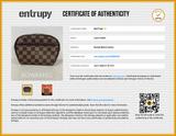 Louis Vuitton Damier Ebene Pochette Ipanema Eb0726iorsa Entrupy Certificate