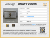 Yves Saint Laurent Metallic Kate Crossbody Bag Eb0726pxzsa Entrupy Certificate