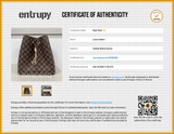 Louis Vuitton Néonoé Mm Damier Ebene Brown Handbag Aa0326czxsa Entrupy Certificate