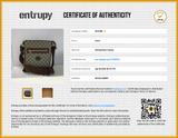 Gucci Supreme Canvas Crossbody Messenger Bag Eb0726cxzde Entrupy Certificate