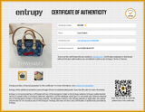 Louis Vuitton X Takashi Murakami Micro Denim Speedy Bag Charm Sd0726crzdu Entrupy Certificate