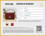 Louis Vuitton Fuschia Epi Leather Twist Shoulder Bag Eb0726llordu Entrupy Certificate