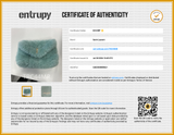 Yves Saint Laurent Loulou Puffer Pouch In Iced Mint Shearling Fw0826ozxdu Entrupy Certificate