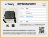 Louis Vuitton District Pm Messenger Bag In Damier Graphite Canvas Fw0526rxzdu Entrupy Certificate