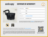 Prada Triangle Belt Bag In Black Renylon & Saffiano Leather Fw1225rxzdu Entrupy Certificate