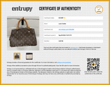 Louis Vuitton Monogram Montaigne Bb Top Handle Bag Eb1026exzsa Entrupy Certificate