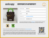 Louis Vuitton Verticle Box Trunk X Virgil Brown Handbag Aa1225ozxzsa Entrupy Certificate