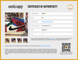Nike Air Jordan X Blue The Great "Fearless" Mid-top Sneakers Size 11 Fw1225lzxdu Entrupy Certificate