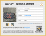 Louis Vuitton Monogram Zippy Organizer Eb0526pcxde Entrupy Certificate