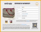 Gucci Gg Monogram Supreme Canvas Linea A Tote Bag Eb0626oxzde Entrupy Certificate