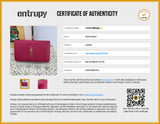 Yves Saint Laurent Pink Leather Cassandre Clutch With Chain Eb0526cpide Entrupy Certificate
