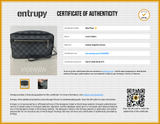 Louis Vuitton Damier Graphite Kasai Pochette Wristlet Clutch Eb0326wcxsa Entrupy Certificate