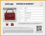 Chanel Trendy Cc Lambskin Red Handbag Aa0426oczxsa Entrupy Certificate