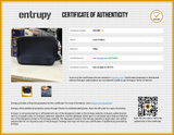 Louis Vuitton Blue Leather Aerogram Takeoff Messenger Bag Eb0326lxxzde Entrupy Certificate