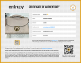 Salvatore Ferragamo Margot Gancini Embossed Leather Top Handle Bag Eb0626rxzsa Entrupy Certificate