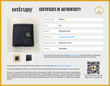 Gucci Ophidia Bifold Wallet In Navy Blue Gg Supreme Coated Canvas Fw0526lcrdu Entrupy Certificate