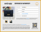 Louis Vuitton Black Epi Leather Dauphine Shoulder Bag Eb0526lrecde Entrupy Certificate