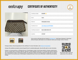 Gucci Gg Monogram Canvas Clutch Eb1225orxdu Entrupy Certificate