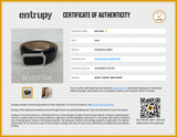 Gucci Guccisima Rectangle Black Belt / Buckle Size 40 Aa0826lzxsa Entrupy Certificate