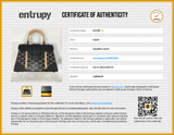 Goyard Saigon Structure Top Handle Bag Eb0326wrxzde Entrupy Certificate
