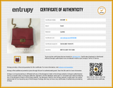Fendi Kan U Red Leather Shoulder Bag Eb1125rxzde Entrupy Certificate