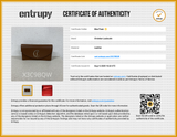 Christian Louboutin Loubi54 Brown Leather Crossbody Clutch Eb1026wrxsa Entrupy Certificate