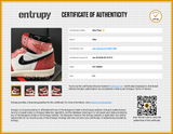 Nike Air Jordan Retro 1 Spider-man: Across The Spider Verse Sneakers Eb0526lxzsa Entrupy Certificate
