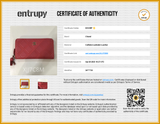 Chanel Pink Diamond Quilted Leather Zipper Wallet Do0425rxzde Entrupy Certificate