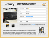 Louis Vuitton Black Epi Leather Clutch Eb0326wrxde Entrupy Certificate