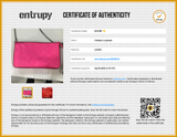 Christian Louboutin Loubila Pink Embossed Leather Clutch Bag Sd0726lzxde Entrupy Certificate