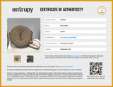 Yves Saint Laurent Vinyle Round Chevron Quilted Leather Crossbody Bag Eb626wxzde Entrupy Certificate