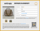 Prada Saffiano Leather Pattina Chain Shoulder Bag Eb0526clrsa Entrupy Certificate