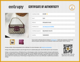Gucci Horsebit 1955 Small Shoulder Bag In Gg Monogram Coated Canvas Fw0626izxdu Entrupy Certificate