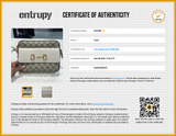 Gucci Horsebit 1955 Gg Monogram Canvas & Leather Crossbody Bag Eb0926cxzde Entrupy Certificate