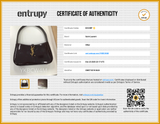 Yves Saint Laurent Le 5 À 7 Hobo Bag In Chocolate Patent Leather Fw0426pzxdu Entrupy Certificate
