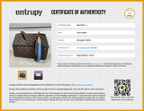 Louis Vuitton Monogram Cluny Top Handle Bag Eb0526losxsa Entrupy Certificate