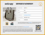 Gucci Gg Coated Canvas Interlocking G Tote Beige Aa0526cpzsa Entrupy Certificate