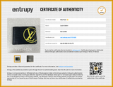 Louis Vuitton Lv Circle Epi Leather Wallet Black Aa0626ozxsa Entrupy Certificate