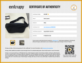 Ysl Saint Laurent Black Leather Trimmed Canvas Belt Bag Sd0925wizdu Entrupy Certificate