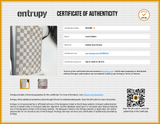 Louis Vuitton Damier Azur Neverfull Pouch Sd0726orzdu Entrupy Certificate