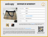 Burberry Vintage Nova Check Pattern London Shoulder Bag Sd0626lzxde Entrupy Certificate