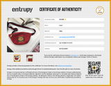 Gucci Hibiscus Red Leather Small Logo Belt Bag Sd0726lpzdu Entrupy Certificate