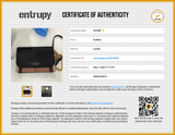 Burberry Hampshire Black Leather Flap Canvas Crossbody Sd0626przdu Entrupy Certificate