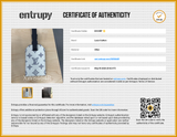 Louis Vuitton Savanna Collaboration White Elephant Chapman Name Tag Sd0626lzxdu Entrupy Certificate