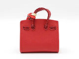 Mini Boutique Bag Charm In Red Fw0825edu